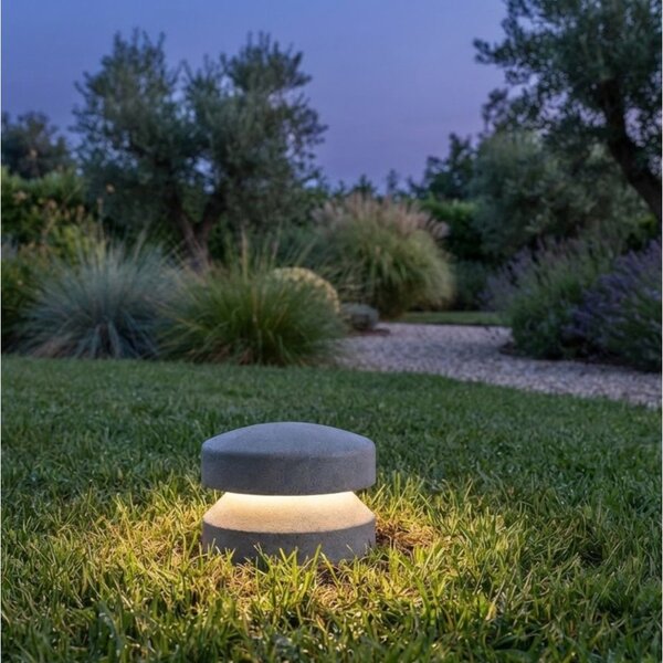 Lampada picchetto led redo group cliff 360° 91124 91125 91126 ip65 cemento vetro - Redo Group
