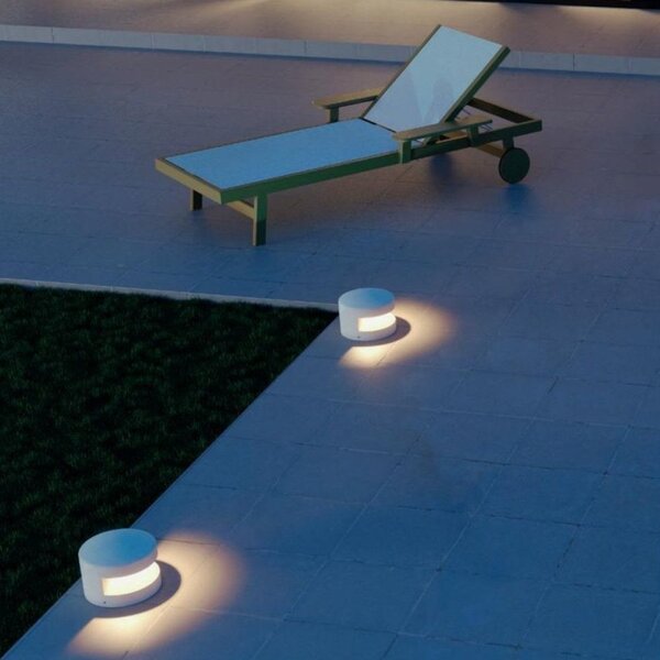 Lampada picchetto led redo group cliff 180° 91116 91117 91118 ip65 cemento vetro - Redo Group