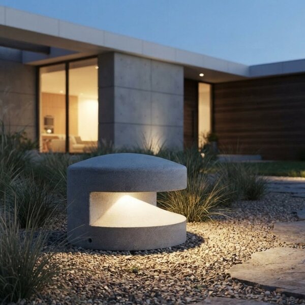 Lampada picchetto led redo group cliff 180° 91116 91117 91118 ip65 cemento vetro - Redo Group