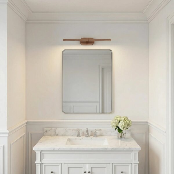 Applique da bagno LED APP1895-1W 40 cm BRUSH COPPER
