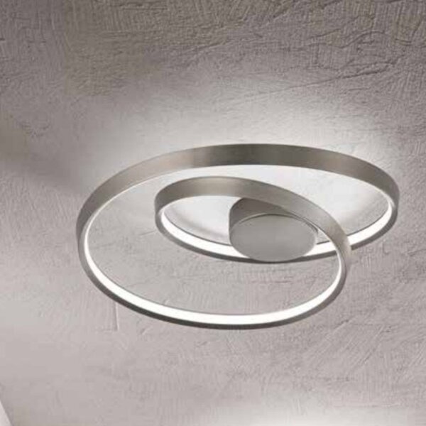 Plafoniera led nera perenz ritmo 6617 br ct led lampada soffitto moderna - Perenz