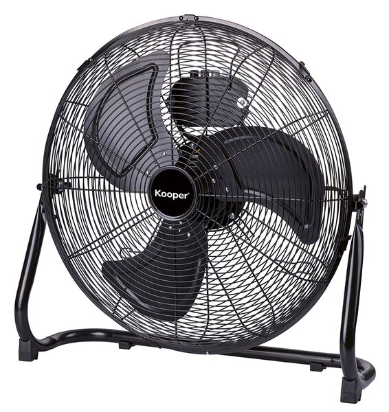 Ventilatore ad Alta Velocità Ø 45 cm 3 Pale 100W in Acciaio Laminato e Alluminio Nero