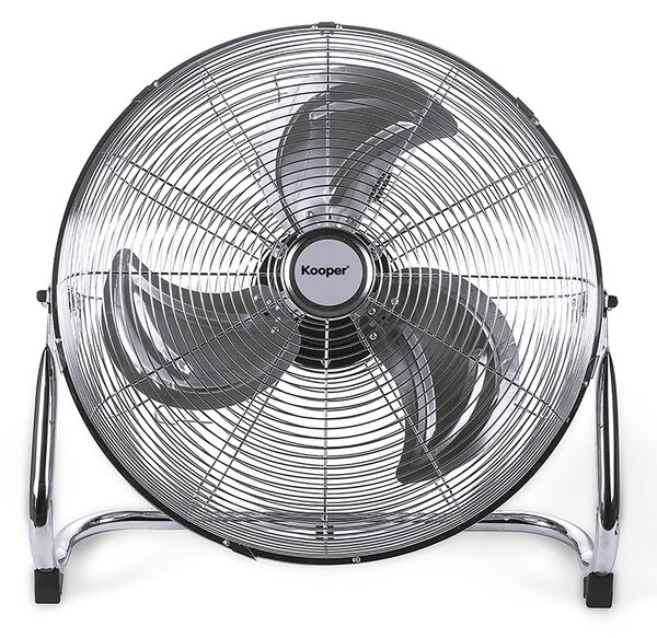 Ventilatore ad Alta Velocità Ø 45 cm 3 Pale 100W in Acciaio Laminato e Alluminio Argento