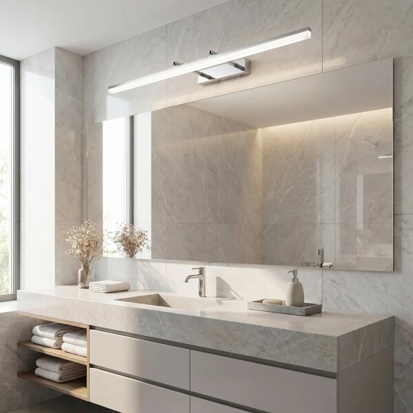 Applique da bagno LED APP1871-1W 80cm CHROME