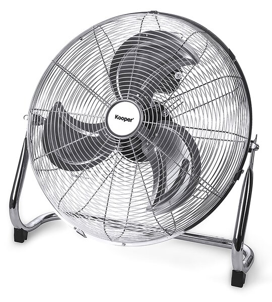 Ventilatore ad Alta Velocità Ø 45 cm 3 Pale 100W in Acciaio Laminato e Alluminio Argento