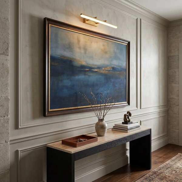 Applique da bagno LED APP1876-1W 60cm BRUSH GOLD