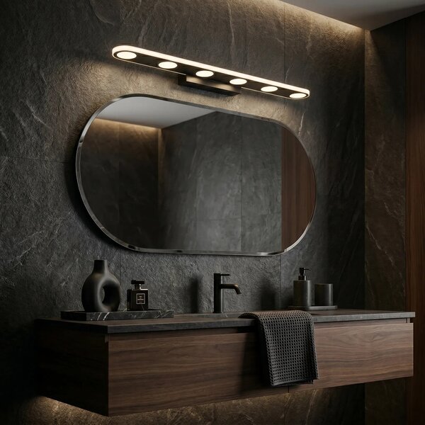 Applique da bagno LED SWE055-W BLACK