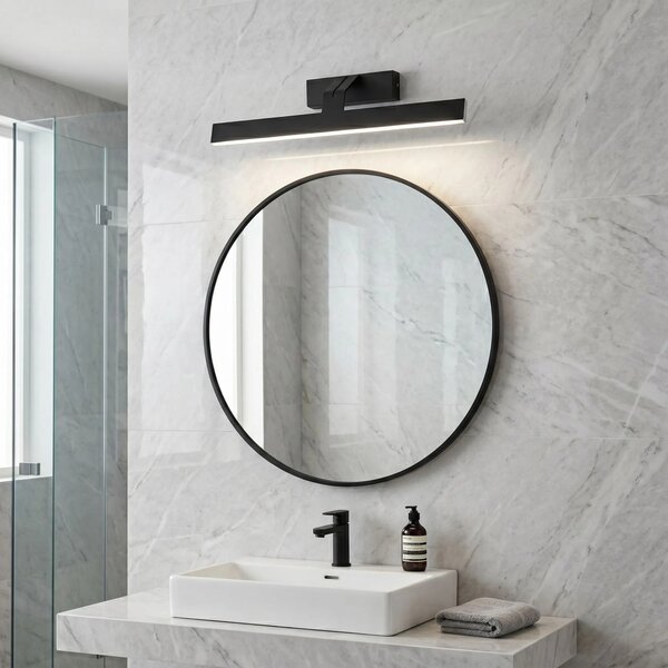 Applique da bagno LED SWE010-1W 43cm BLACK