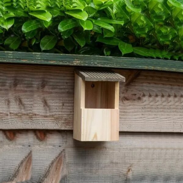 Casetta per Uccelli Nido Sospeso per Volatili Passeri 14x12x22 cm in Legno