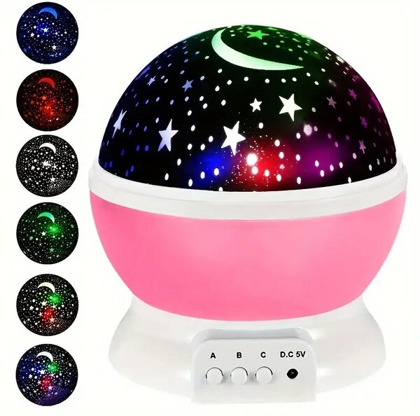 Proiettore di Luci e Stelle Atmosfera Galassie Luce Cameretta Rosa