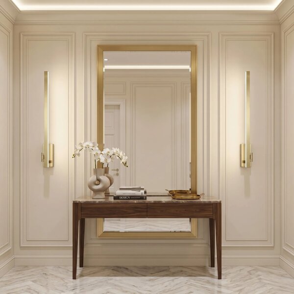 Applique da bagno LED SWE033-1W 80cm BRUSH GOLD