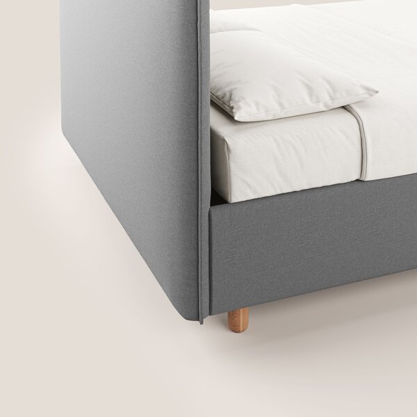 Lothar letto contenitore maxi dalle dimensioni contenute in tessuto im
