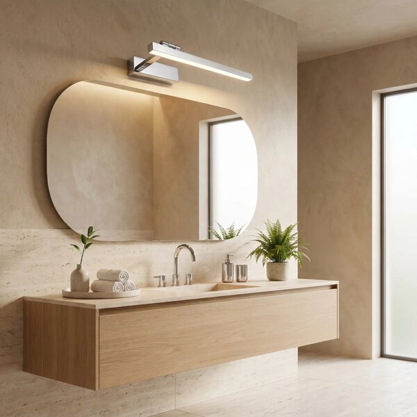 Applique da bagno LED SWE028-1W 40cm CHROME