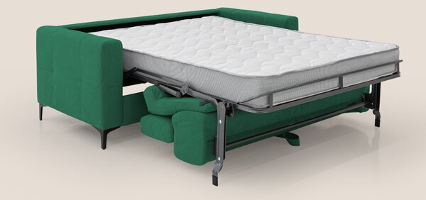 Gardenia divano letto materasso alto 18 cm con poggiatesta reclinabili