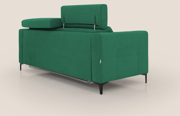Gardenia divano letto materasso alto 18 cm con poggiatesta reclinabili