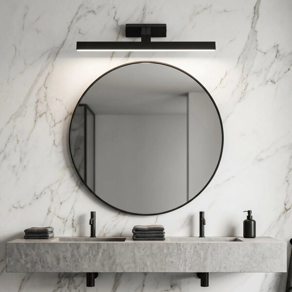 Applique da bagno LED SWE013-1W SWE011-1W 58cm BLACK