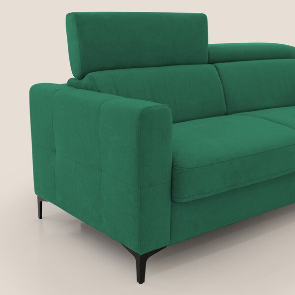Gardenia divano letto materasso alto 18 cm con poggiatesta reclinabili