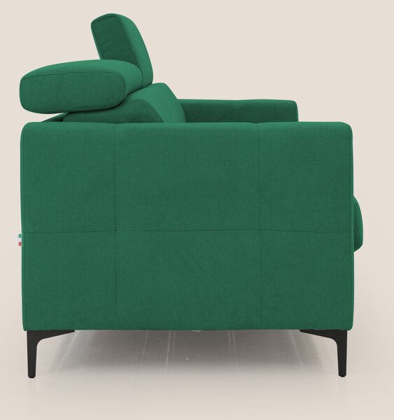 Gardenia divano letto materasso alto 18 cm con poggiatesta reclinabili