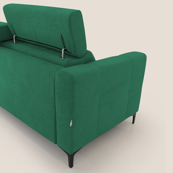 Gardenia divano letto materasso alto 18 cm con poggiatesta reclinabili