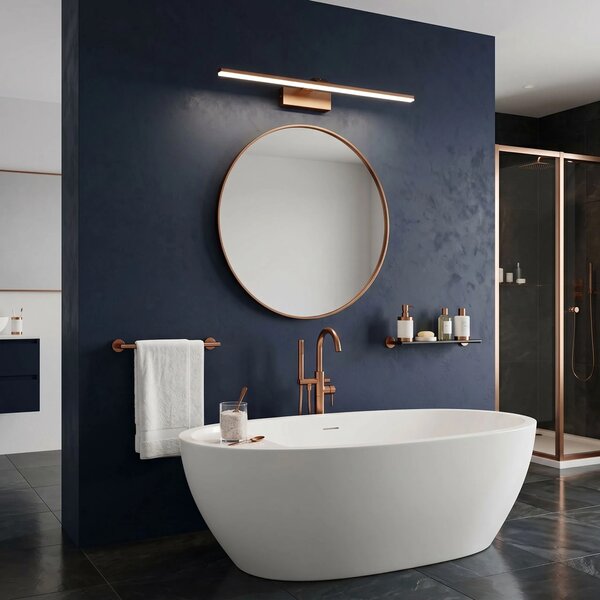 Applique da bagno LED SWE013-1W SWE014-1W 58cm BRUSH COPPER