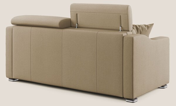 Amber divano letto matrimoniale in tessuto smacchiabile T05 beige
