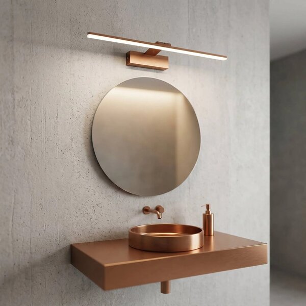 Applique da bagno LED SWE013-1W SWE014-1W 58cm BRUSH COPPER