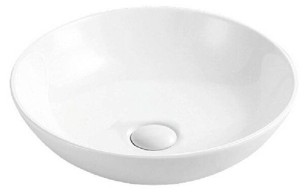 Kamalu lavabo bagno da appoggio bacinella in ceramica | klit-4150