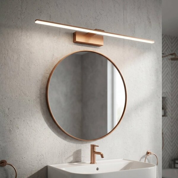 Applique da bagno LED SWE015-1W 73cm BRUSH COPPER