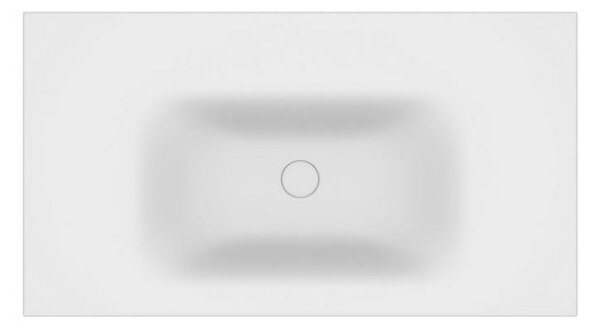 KAMALU - Lavabo da incasso per mobili 80 cm in solid surface | KLIT-800SS