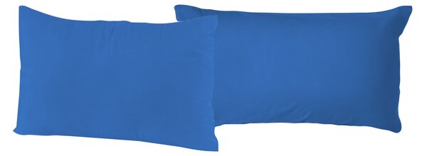 Coppia di Federe 52x82 cm in Cotone Tinta Unita Royal