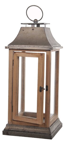 Lanterna in Metallo con Manico H 68 cm