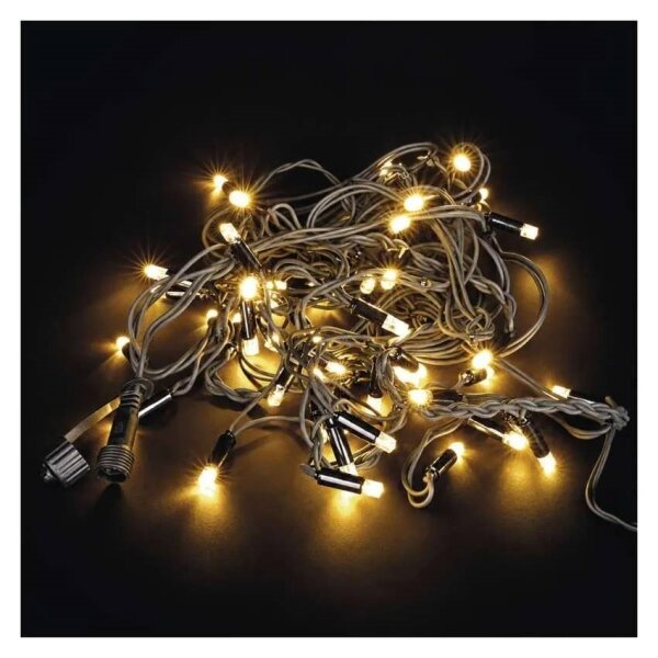 Ghirlanda luminosa LED per esterni 50xLED/3x0,4m IP44 bianco caldo