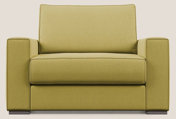 Dream poltrona letto in tessuto smacchiabile T05 giallo