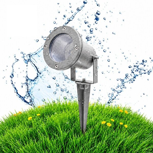 BRILAGI - Lampada da esterno TERRA 1xGU10/50W/230V IP65 grigia
