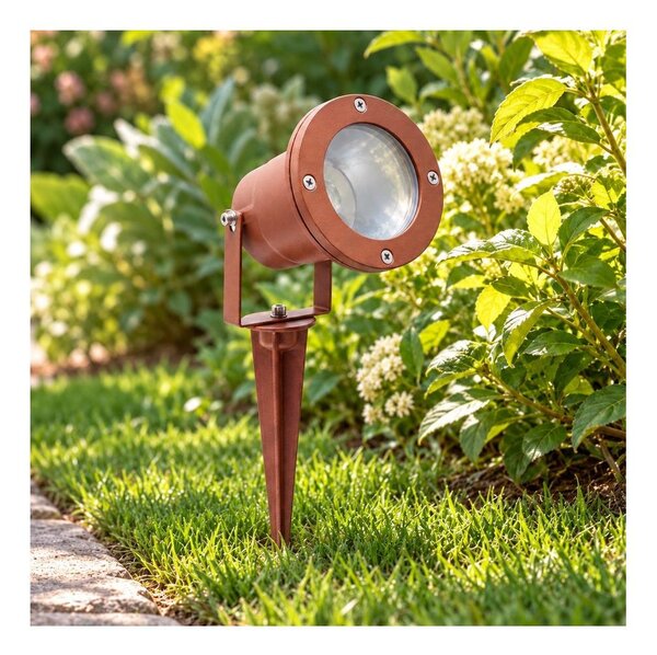 BRILAGI - Lampada da esterno TERRA 1xGU10/50W/230V IP65 colore ruggine