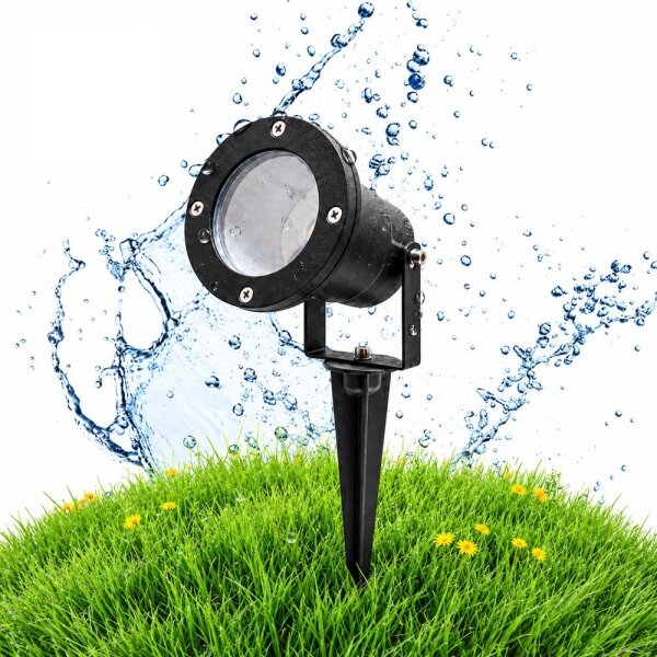 BRILAGI - Lampada da esterno TERRA 1xGU10/50W/230V IP65 nera