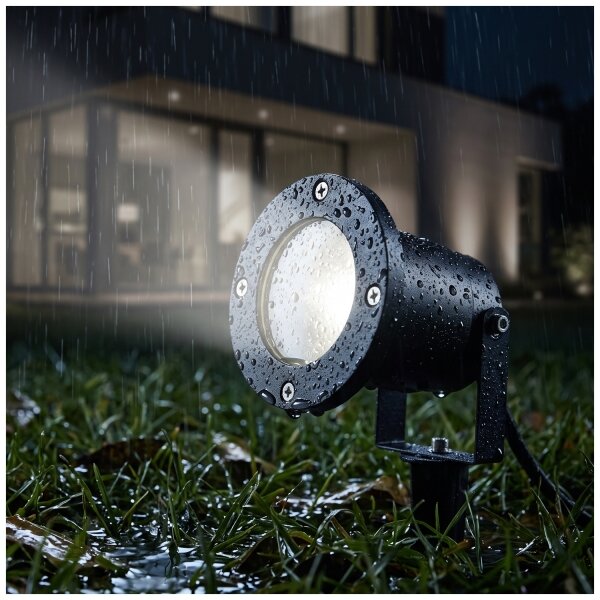 BRILAGI - Lampada da esterno TERRA 1xGU10/50W/230V IP65 nera