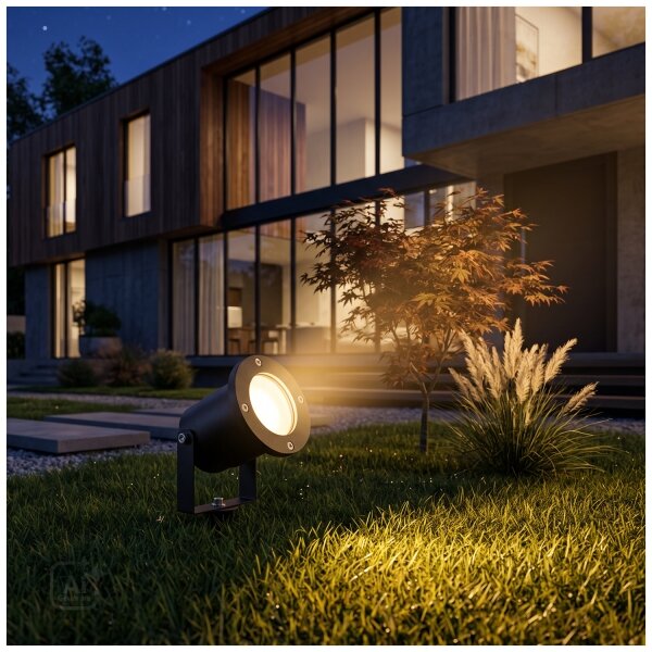 BRILAGI - Lampada da esterno TERRA 1xGU10/50W/230V IP65 nera