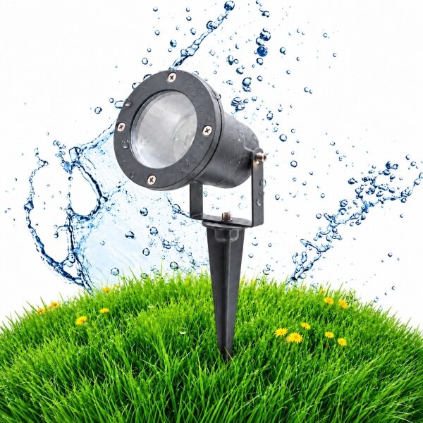 BRILAGI - lampada da esterno TERRA 1xGU10/50W/230V IP65 antracite