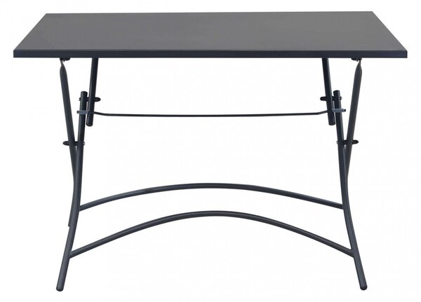 Tavolo Bristol 110x70x72 h cm in Acciaio Antracite