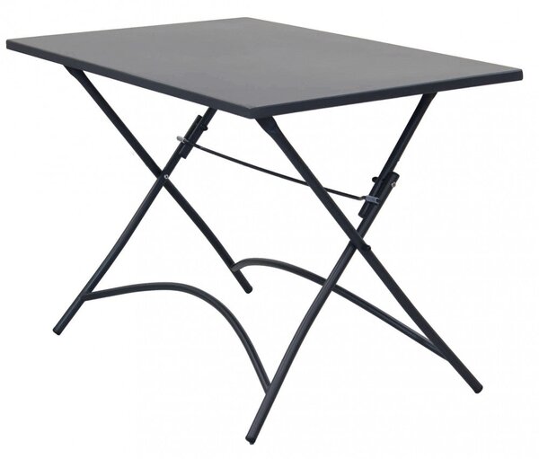 Tavolo Bristol 110x70x72 h cm in Acciaio Antracite