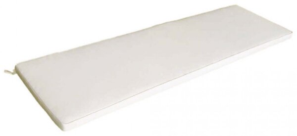 Cuscino Real 110x45x4 cm in Poliestere Ecrù