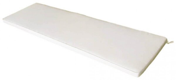 Cuscino Real 110x45x4 cm in Poliestere Ecrù