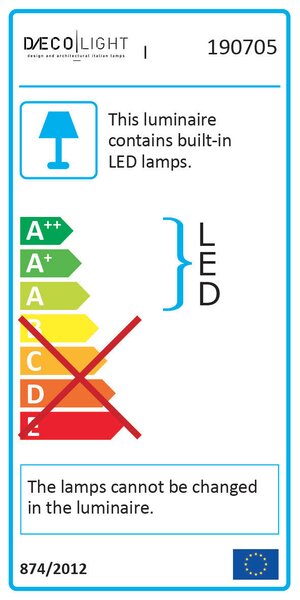 Applique Led 8W 716lm 4500K Cromo E-Energy Nodo