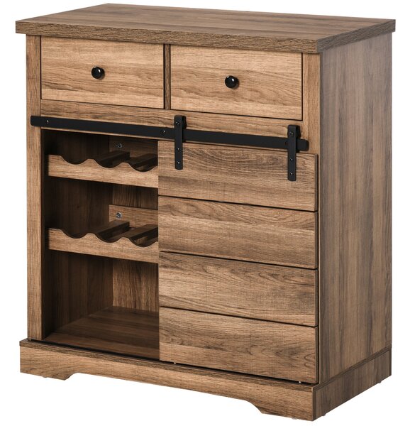 Credenza da Cucina 80x39x86 cm in Legno Naturale