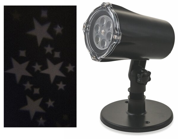 Proiettore Laser a Led Stelle e Babbo Natale Luci Natalizie da Interno e Esterno Soriani