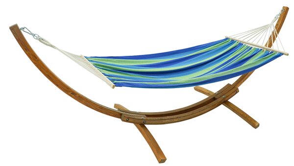 Amaca da Giardino 2x1,5m in Cotone Max 150 Kg Fresia Multicolor