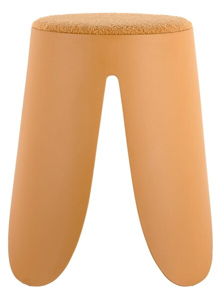 Sgabello in plastica giallo ocra Savor - Leitmotiv
