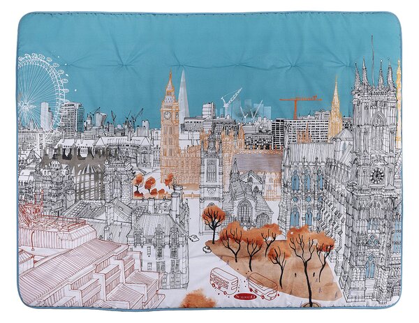 Plaid Scaldotto 130X170 London Westminster UNICA Cotone Pettinato Caleffi