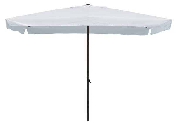 Ombrellone Rettangolare da Giardino 2x3 m Palo Ø48 mm Struttura in Acciaio Esterno Bianco